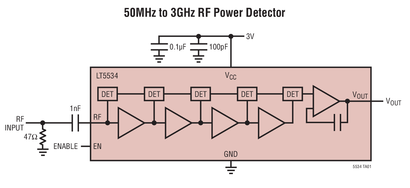 LT5534 Typical Application