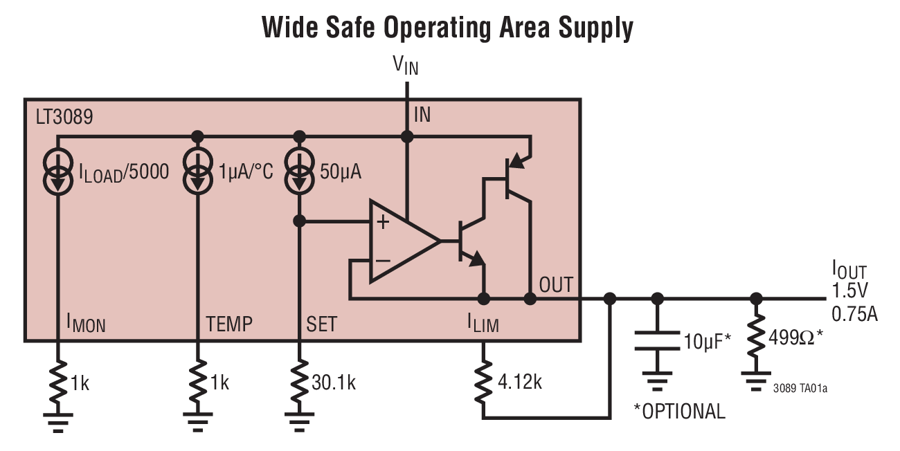 LT3089 Typical Application