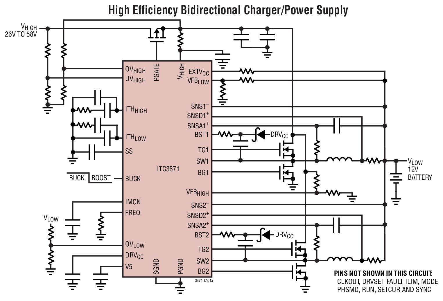 LTC3871 Typical Application