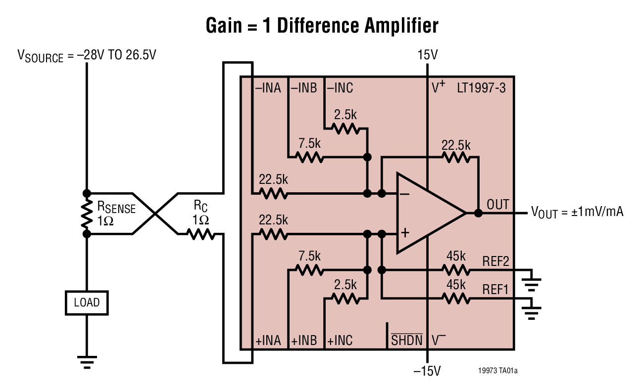 LT1997-3 Typical Application