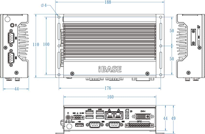 iBASE Technology AGS102 Fanless IoT Gateway System