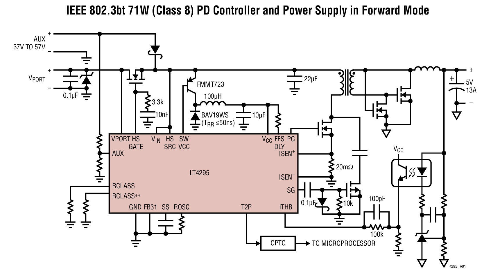 LT4295 Typical Application