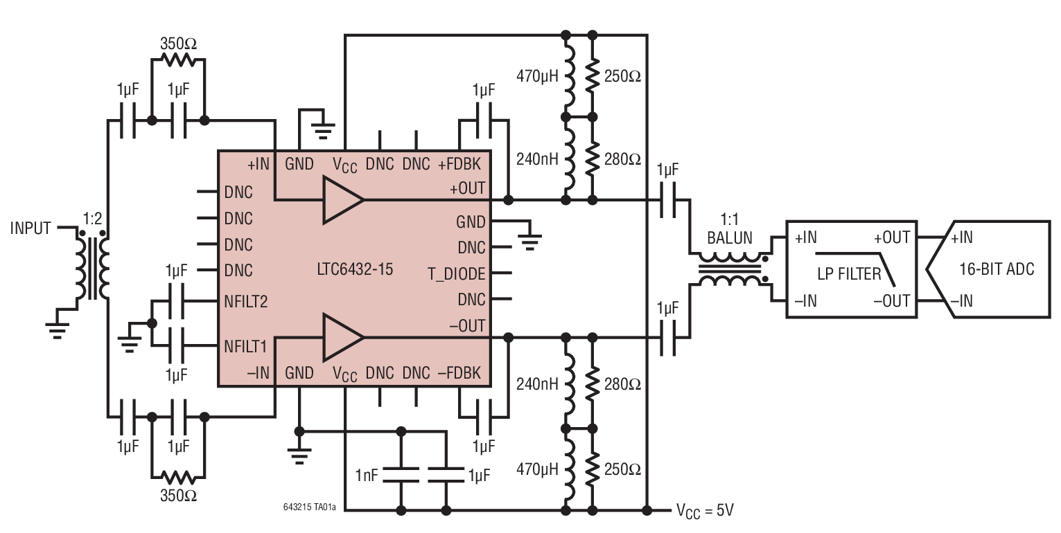 LTC6432-15 Typical Application