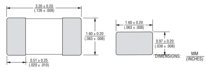 Bourns SF-1206HH SinglFuse™ SMD保险丝